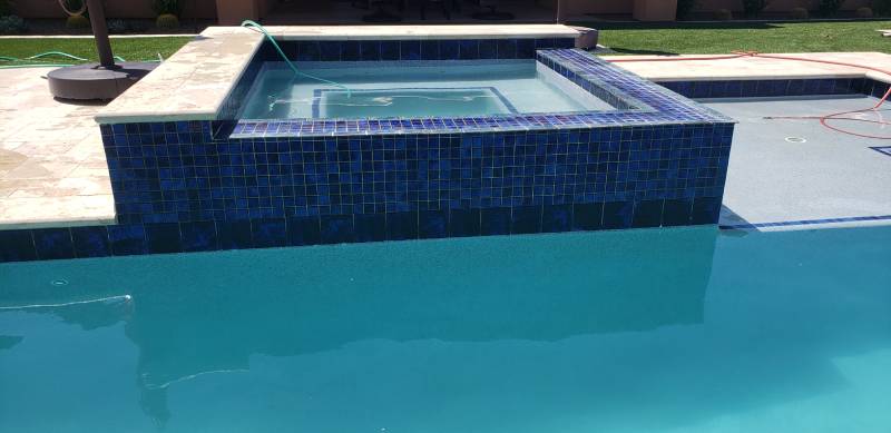 Professional pool tile cleaning service in Arizona