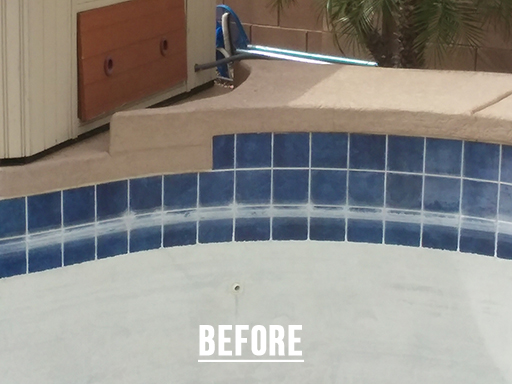 Before Image Of A Dirty Swimming pool